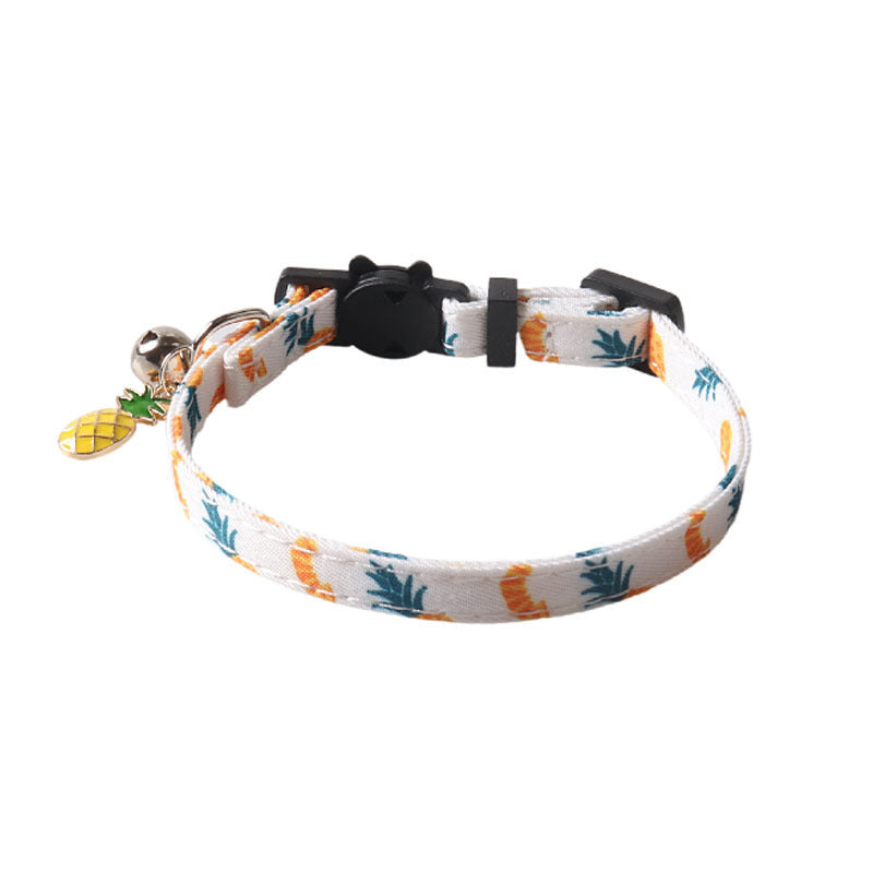 Fruit Blossom Bow Tie Cat Collar
