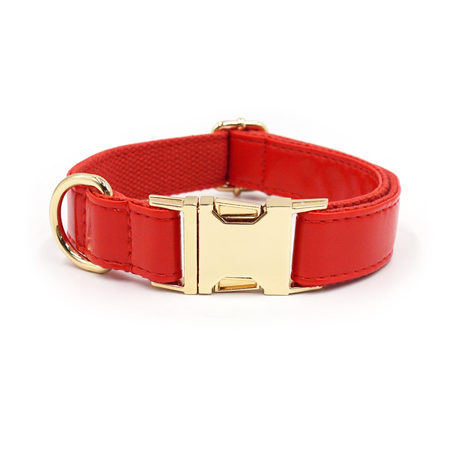 Stylish Leather Pet Collar in 14 Colors