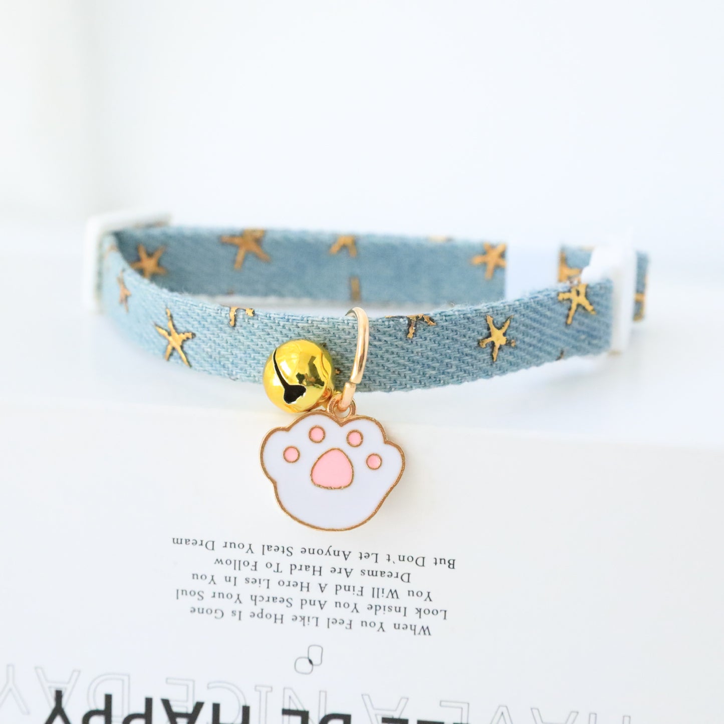 Pet Collar Kitten Dog Bell Safety Buckle Necklace