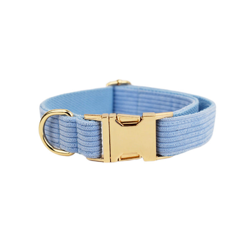 Corduroy Dog Collar for Comfortable Fit