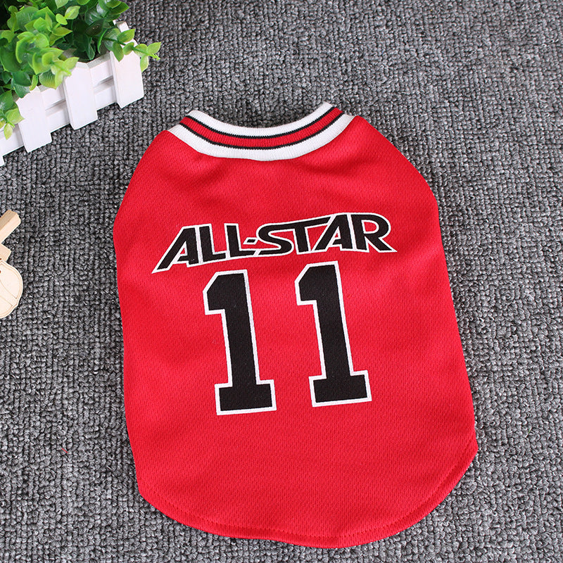 World Cup Dog Vest - Casual Cotton T-Shirt for Pets