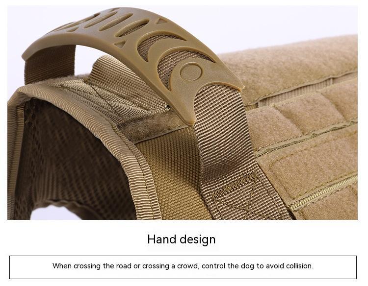 1000D Nylon Waterproof Outdoor Large Dog Dog Clothes Suspender Suit