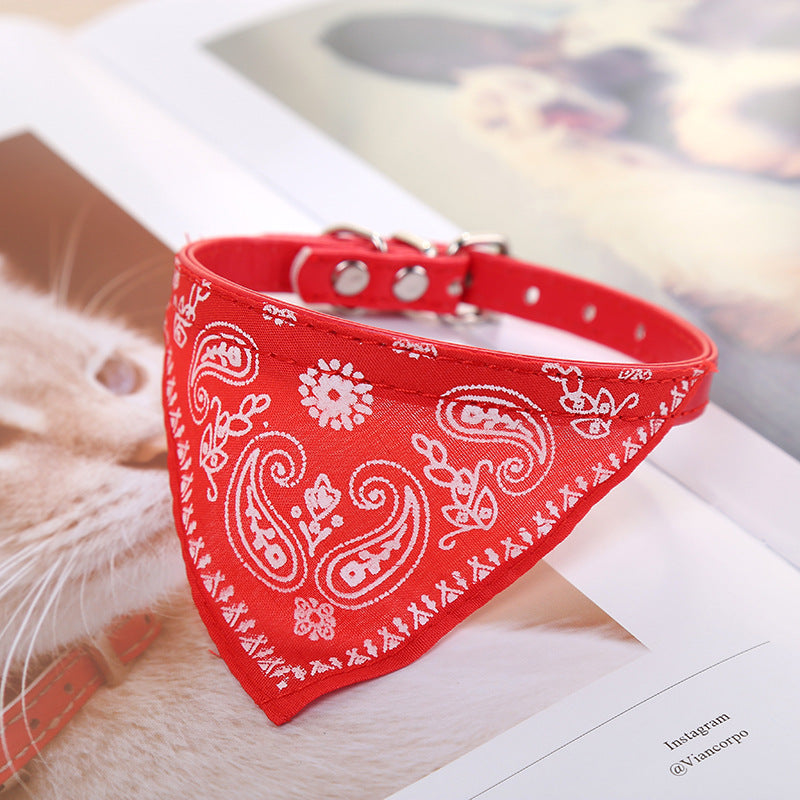 Dog collar Triangle saliva towel