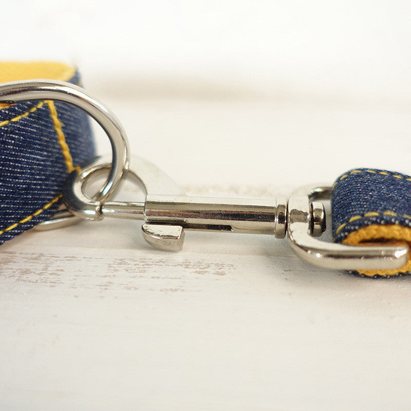 MUTTCO pet collar bow tie traction set