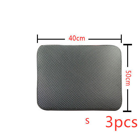 Double-Layer Cat Litter Mat