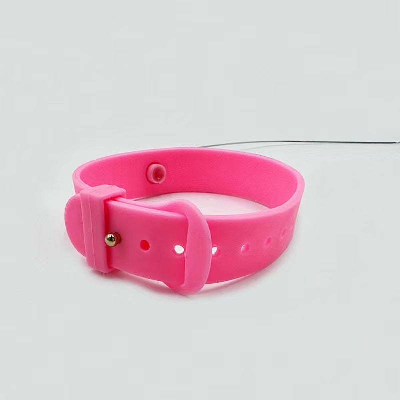 Adjustable Cat Collar with Feather Teaser Wand & Bell