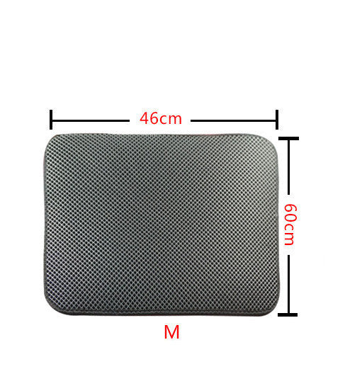 Double-Layer Cat Litter Mat