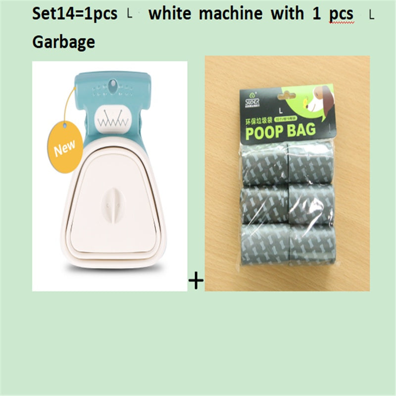 Foldable Dog Pooper Scooper with Degradable Bags