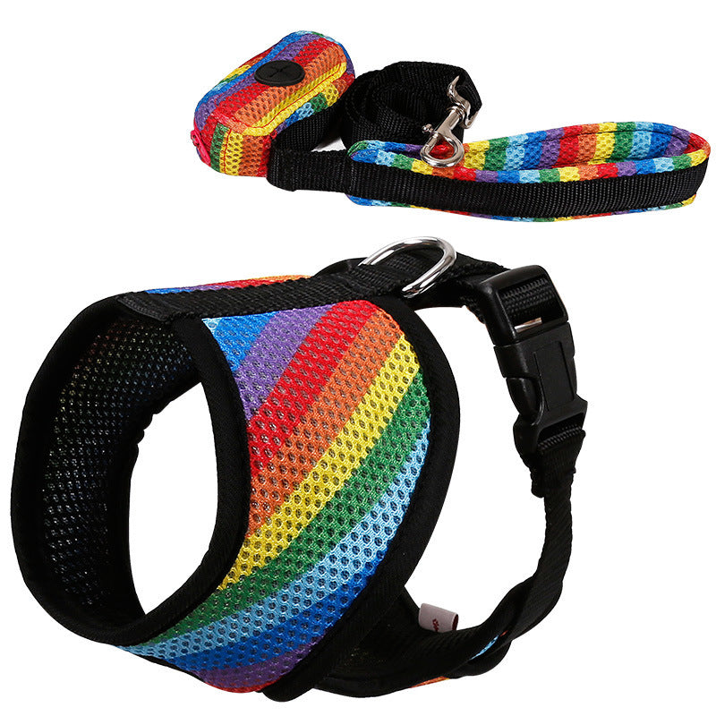 Rainbow chest strap