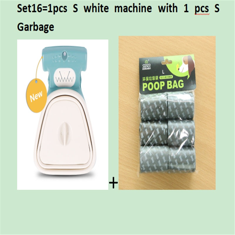 Foldable Dog Pooper Scooper with Degradable Bags