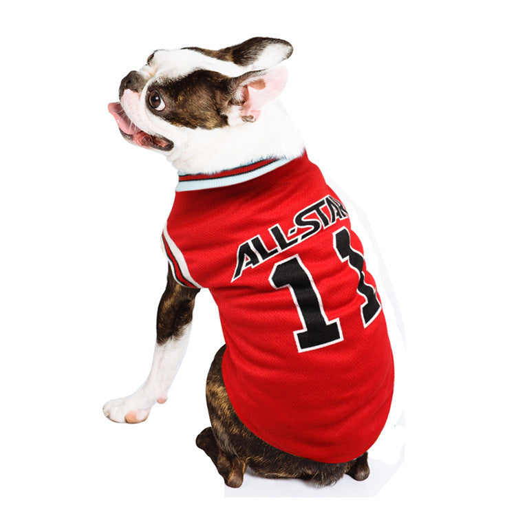 World Cup Dog Vest - Casual Cotton T-Shirt for Pets