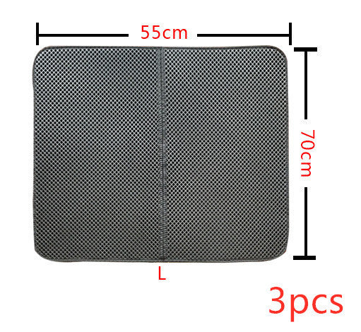 Double-Layer Cat Litter Mat
