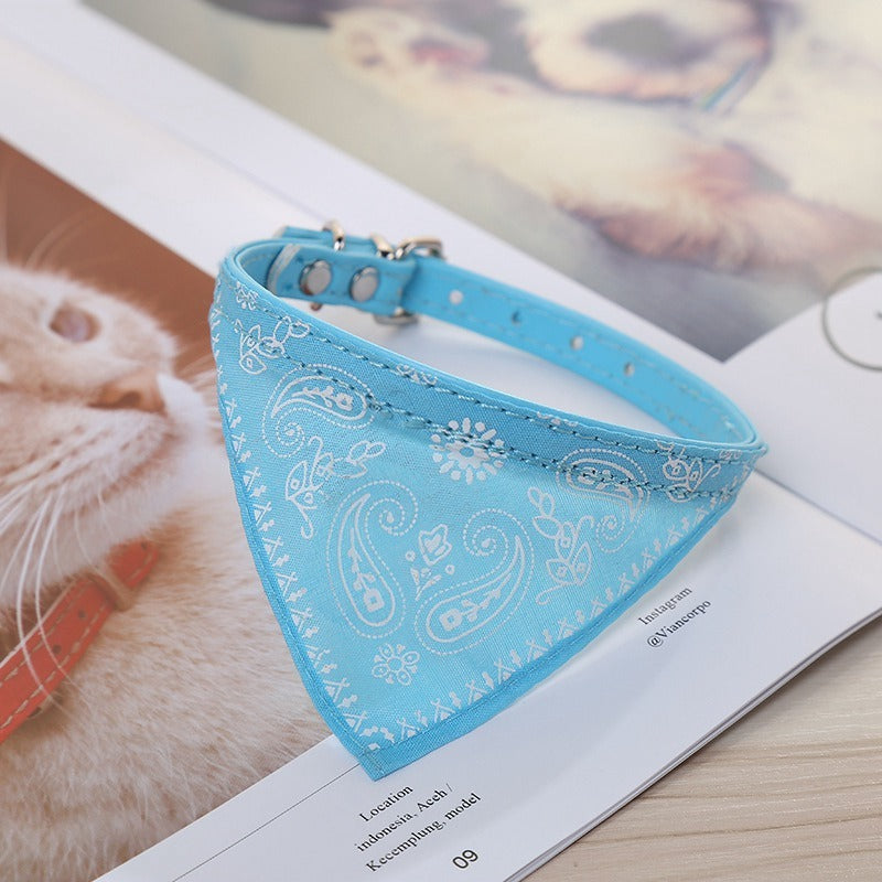 Dog collar Triangle saliva towel