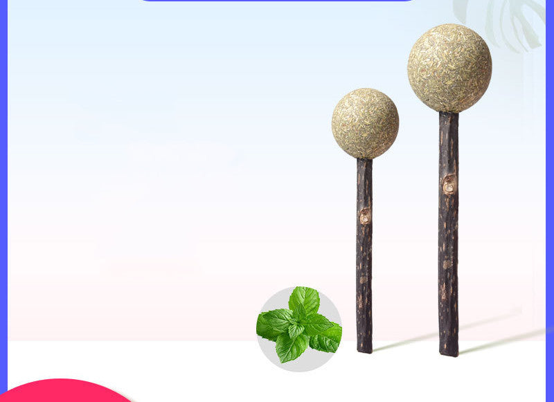 Cat Mint Ball Lollipop Toy