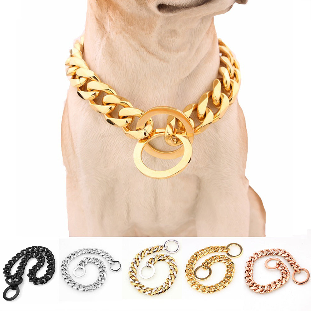 Titanium Steel Two-Tone Dog Collar Review