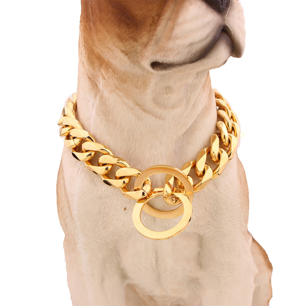 Titanium Steel Two-Tone Dog Collar Review