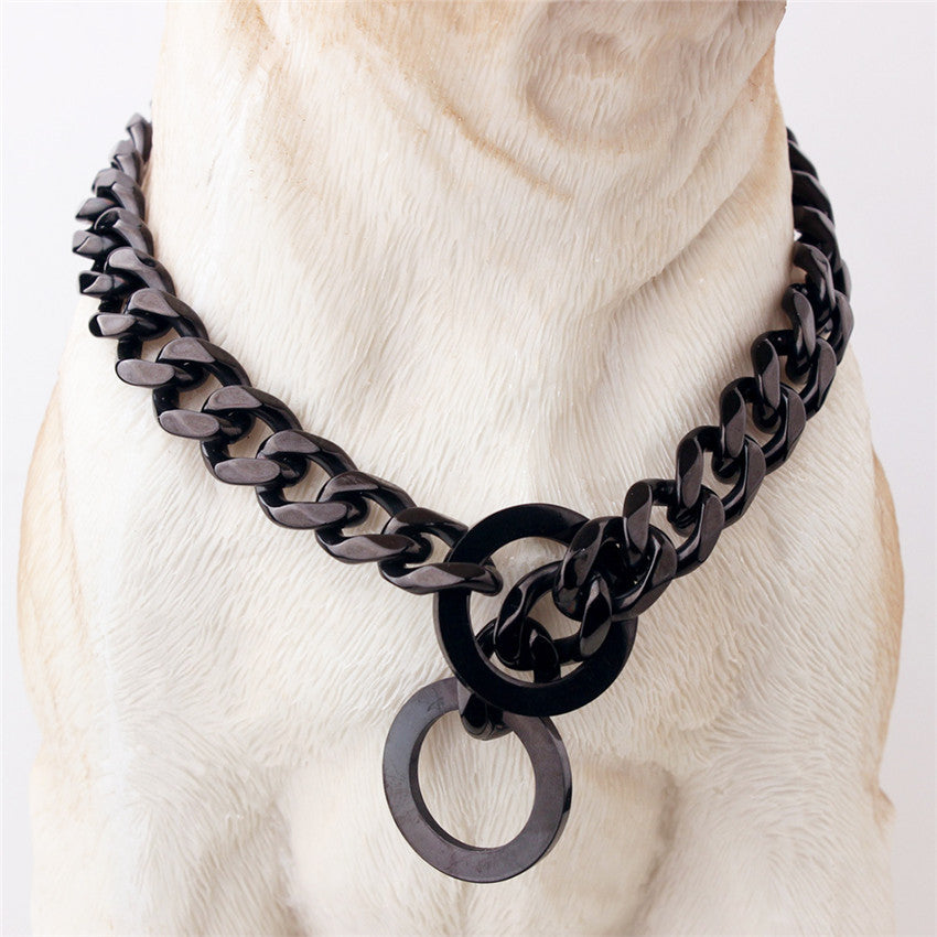 Titanium Steel Two-Tone Dog Collar Review