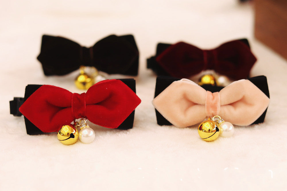 Dog Bell Collar Cat Bow Tie Pet Bow Tie