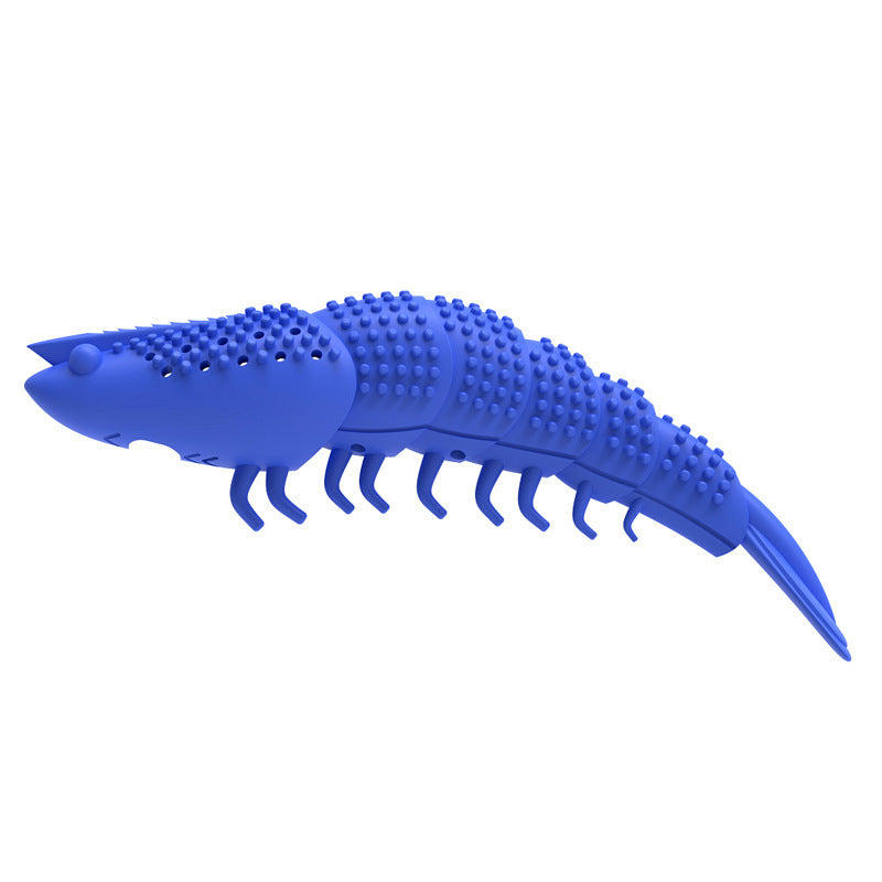 Catnip Silicone Fish Crayfish Toothbrush Cat Toy