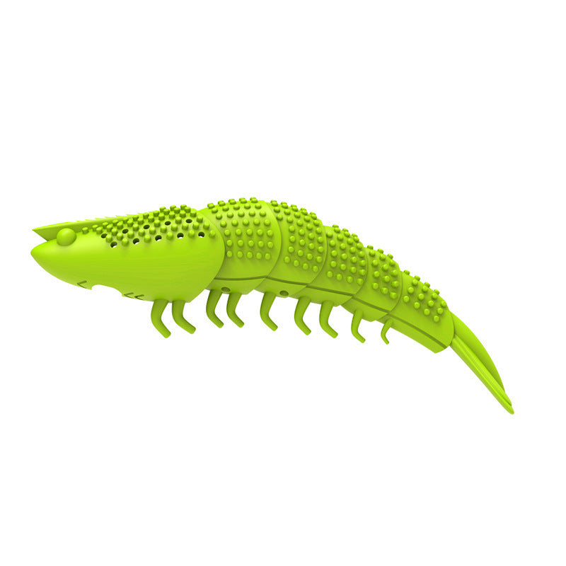 Catnip Silicone Fish Crayfish Toothbrush Cat Toy