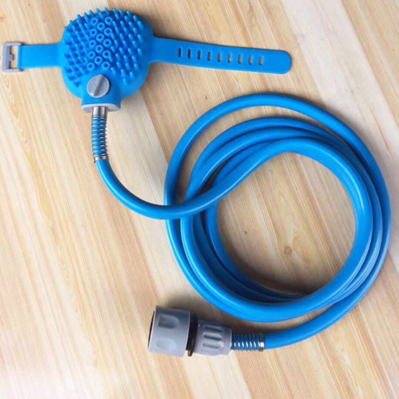 Pet bathing artifact combing massage bath nozzle brush