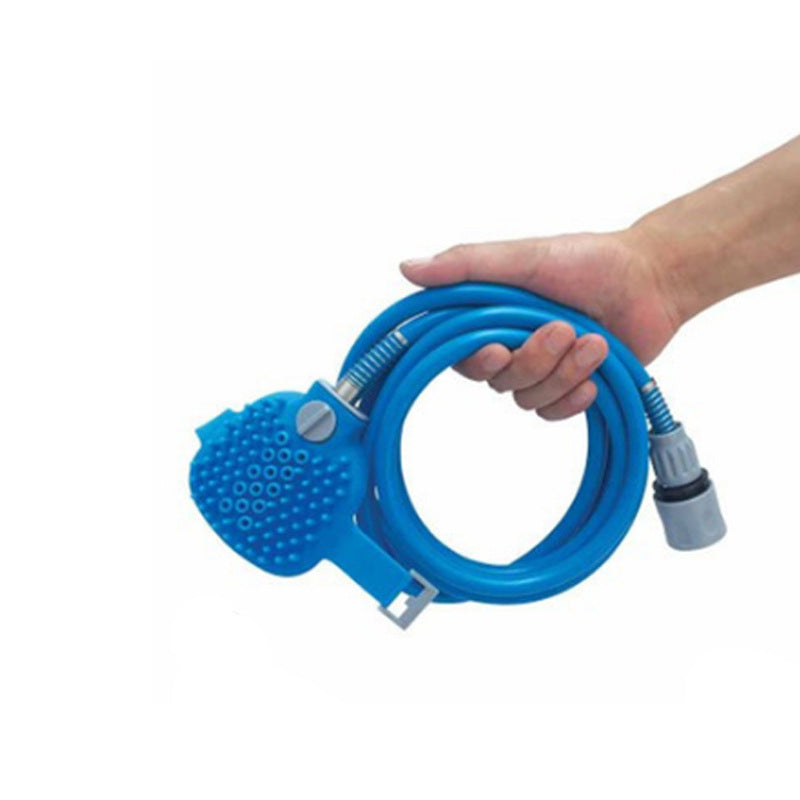 Pet bathing artifact combing massage bath nozzle brush