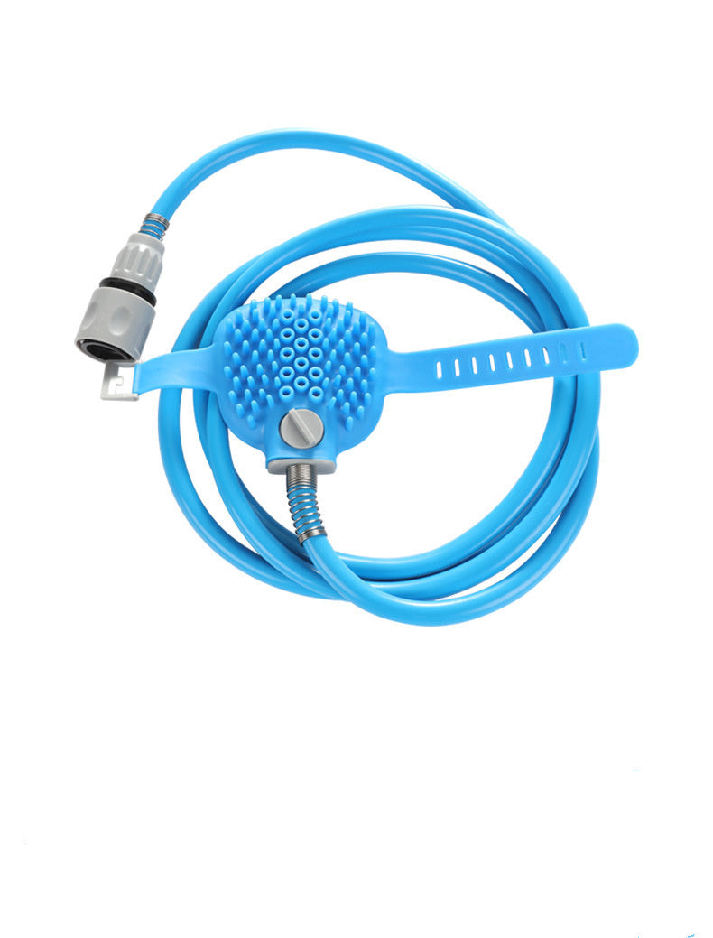 Pet bathing artifact combing massage bath nozzle brush