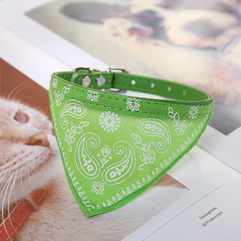 Dog collar Triangle saliva towel