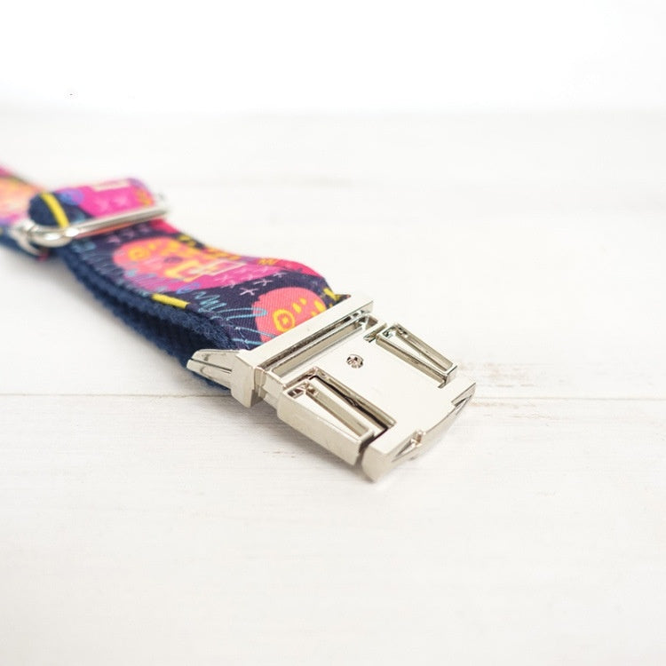 Alloy buckle high quality traction collar