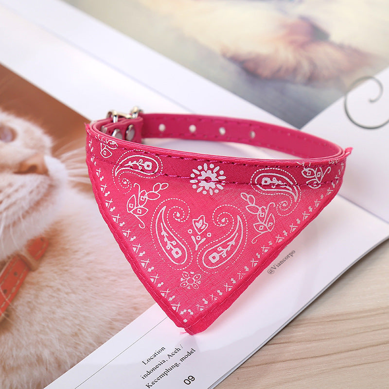 Dog collar Triangle saliva towel