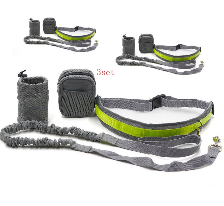 Adjustable Dog Running Leash Set