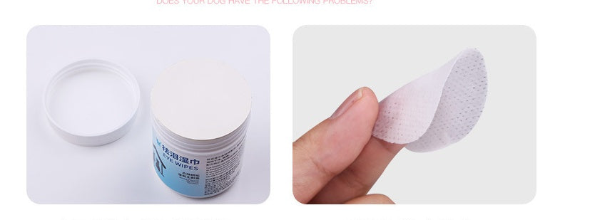 Wet wipes for cats to remove tear marks
