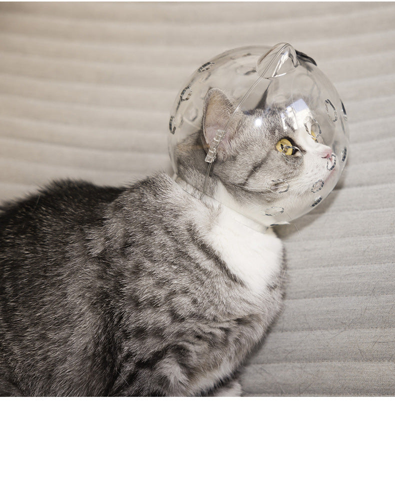 Ondaum Cat Head Cover & Protective Booties – Anti-Bite, Anti-Scratch, Anti-Licking Safety Collar for Grooming & Bathing