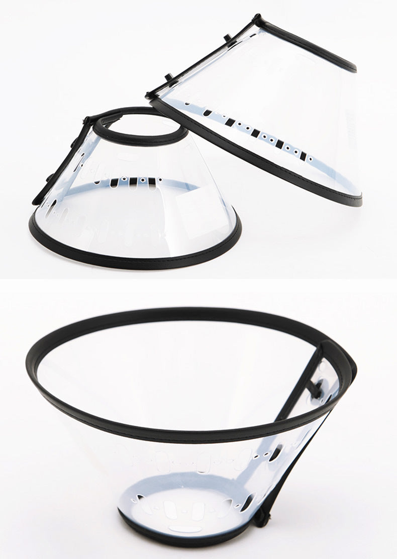 Cat Hood Puppy Dog Anti Bite And Licking Pet Collar Ring Shiba Inu Method