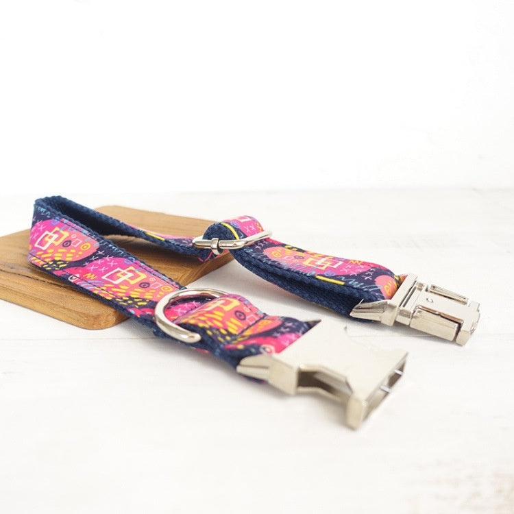 Alloy buckle high quality traction collar