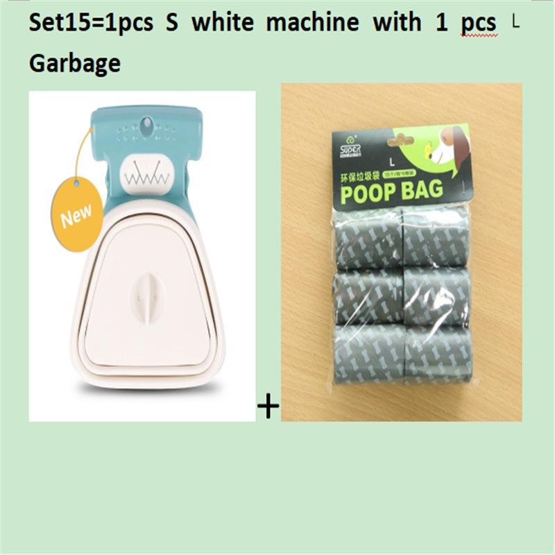 Foldable Dog Pooper Scooper with Degradable Bags