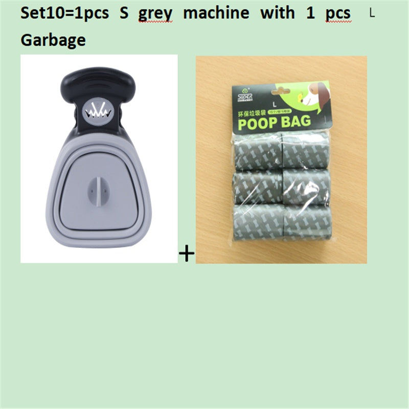 Foldable Dog Pooper Scooper with Degradable Bags