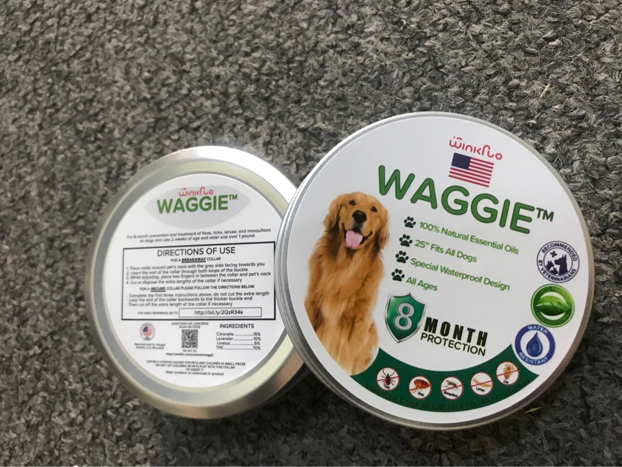 General Purpose Cat And Dog Repellent And Insect Repellent Collar