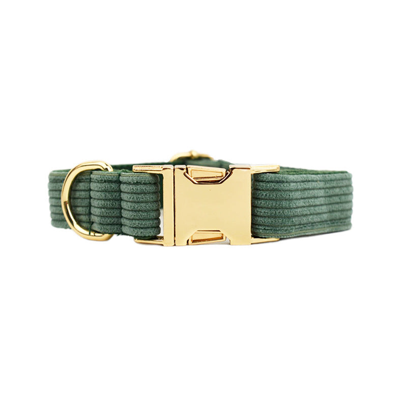 Corduroy Dog Collar for Comfortable Fit