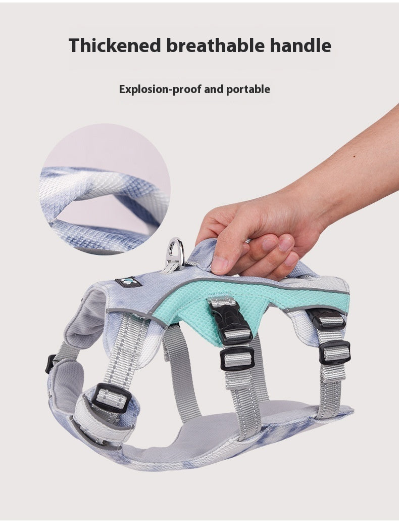 Reflective Pet Cooling Clothes Chest Strap