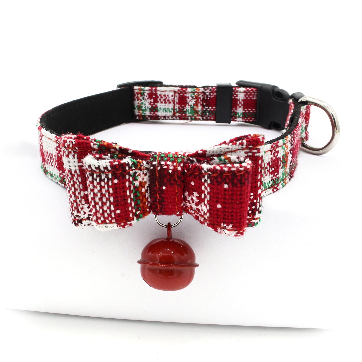 Pet microfiber backing comfortable bow collar collar