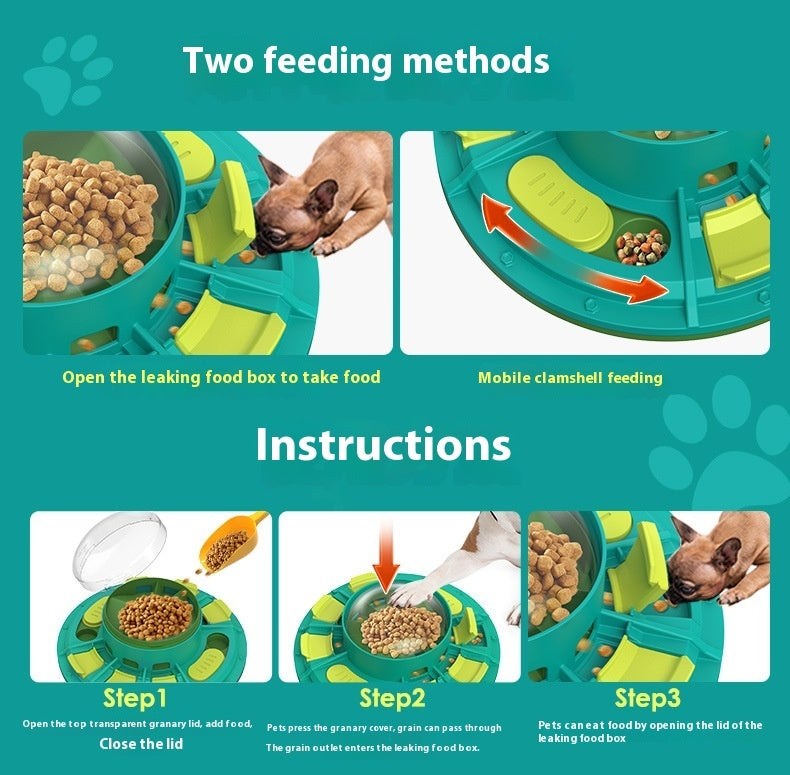 Interactive Dog Puzzle Feeder Toy