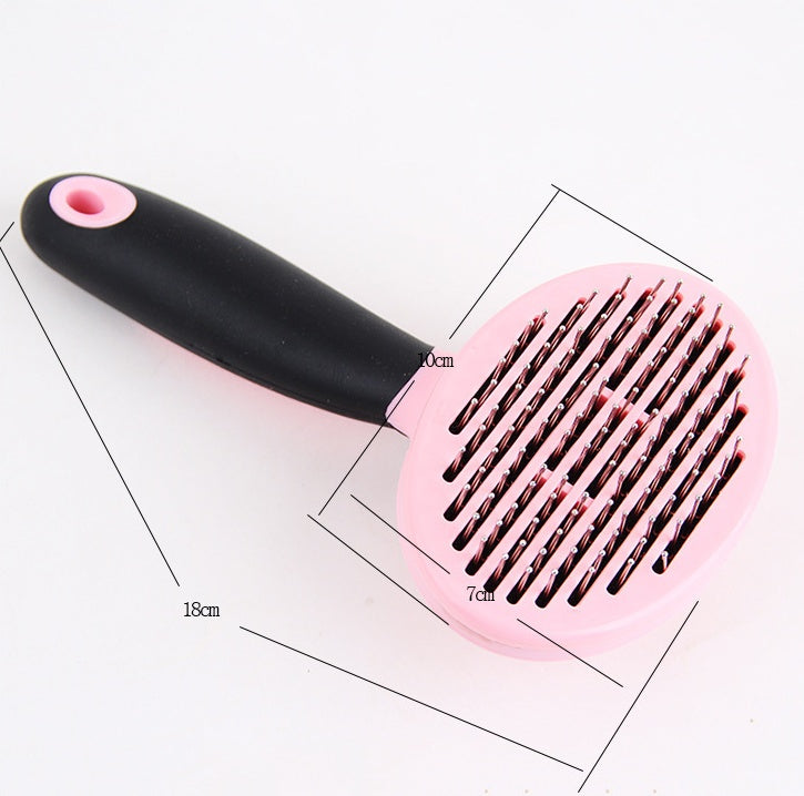 Steel Needle Round Head Massage Hair Removal Comb