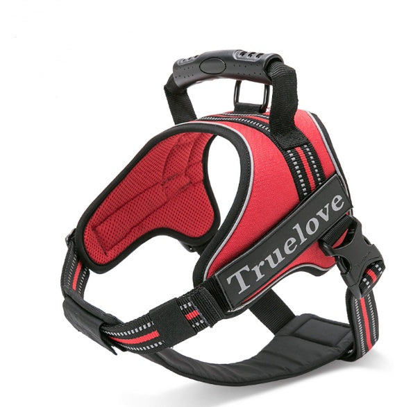 Dog chest strap pet reflective collar leash