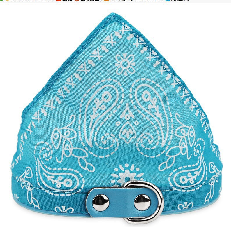 Dog collar Triangle saliva towel