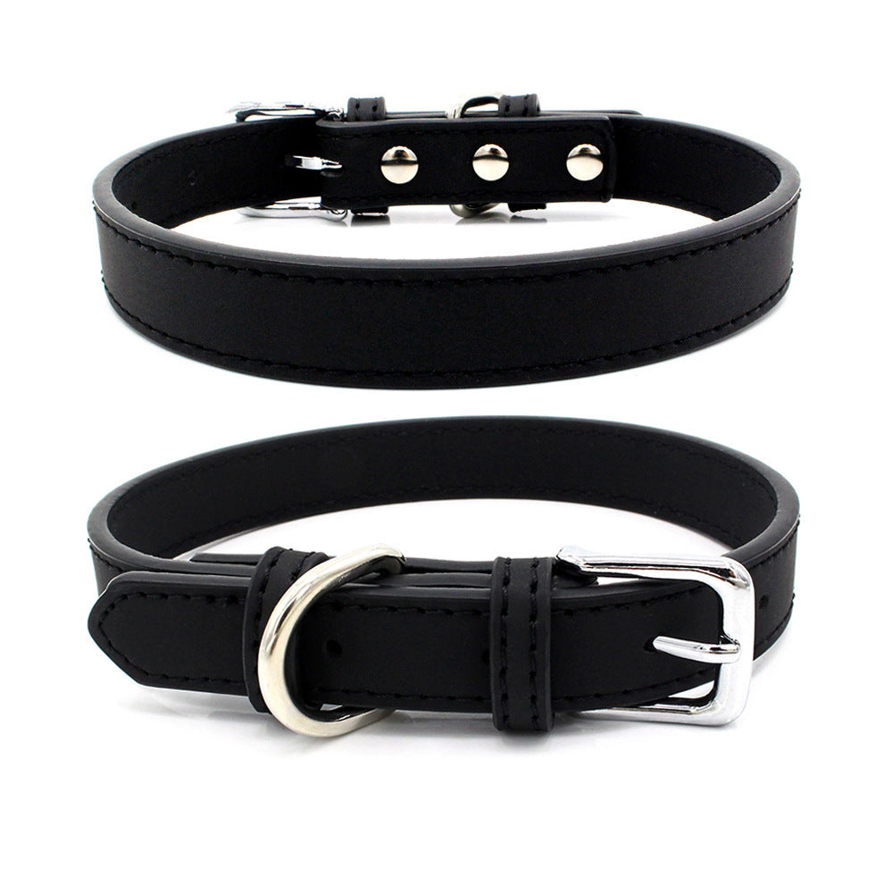 Comfortable PU Leather Pet Collar for Dogs