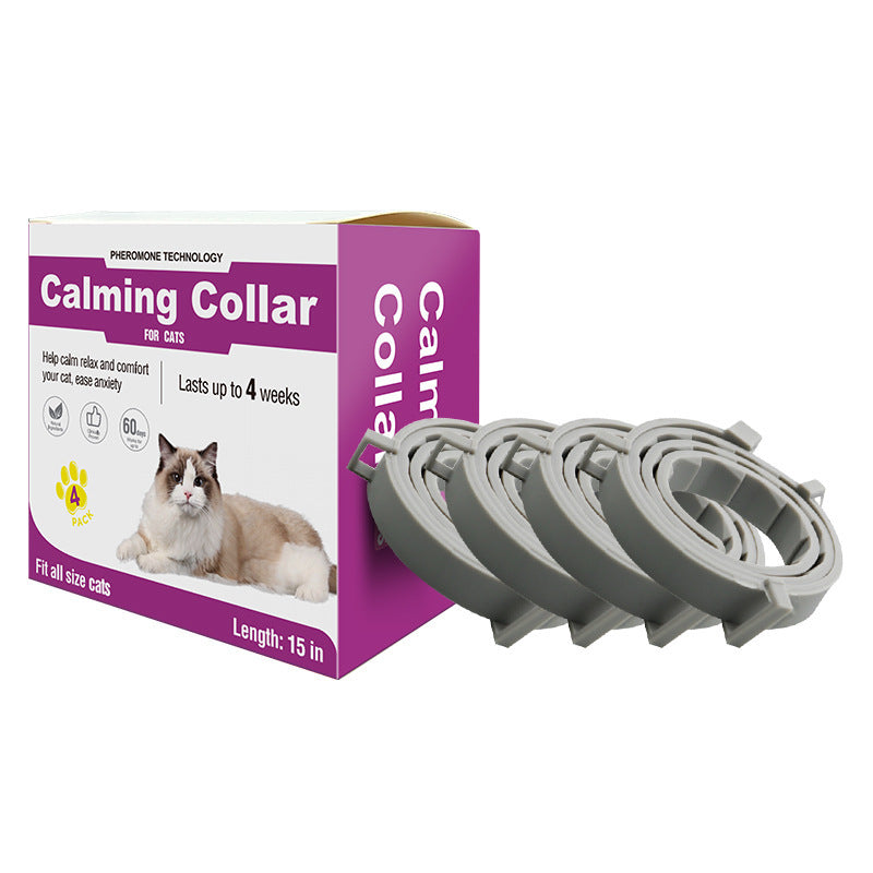 Ondaum Adjustable Soothing Collar for Cats and Dogs – Calm Your Pet with Comfort and Style