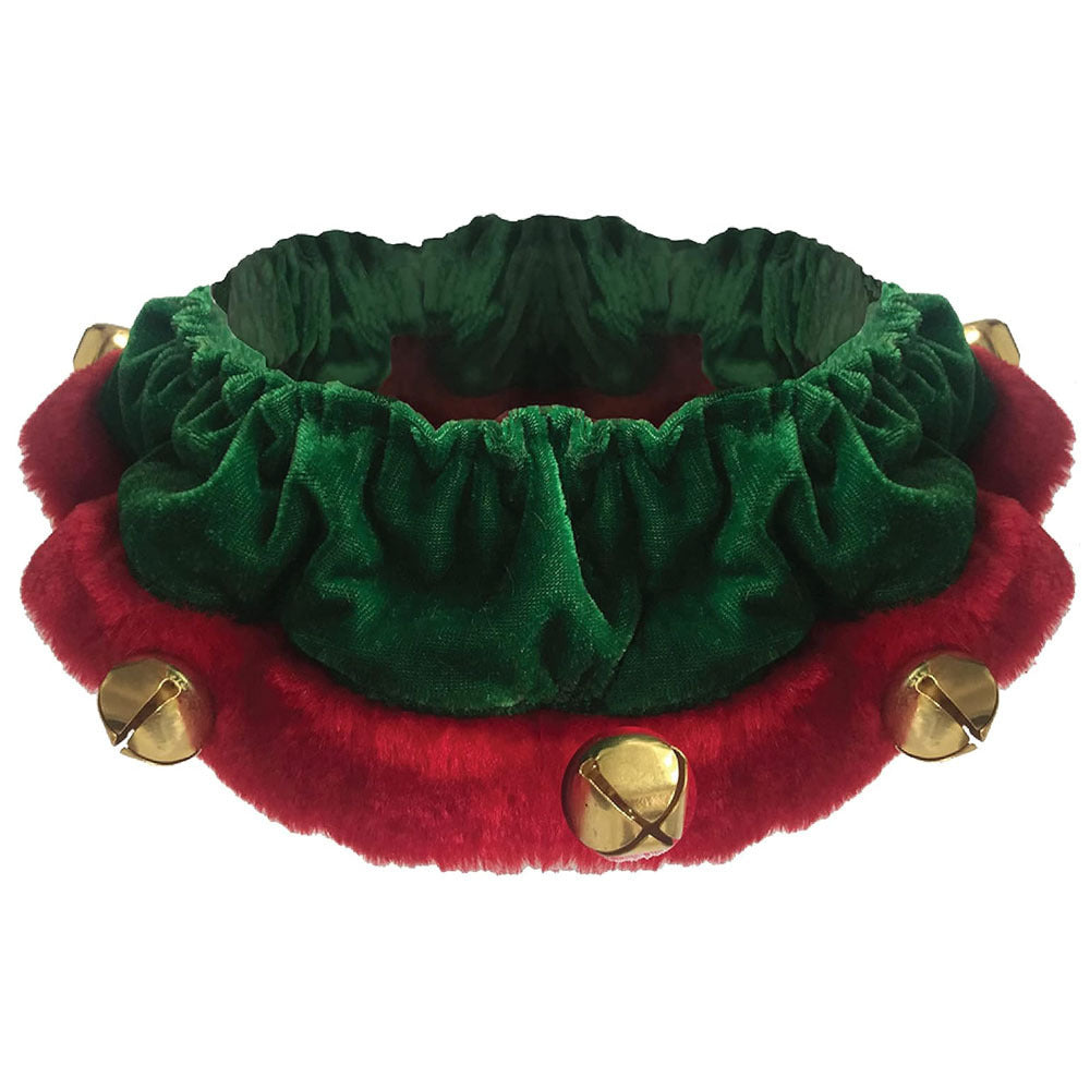 Christmas Dog Collar with Bells for Pets