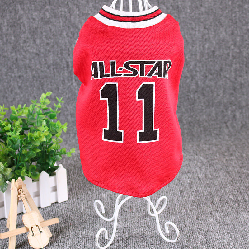 World Cup Dog Vest - Casual Cotton T-Shirt for Pets