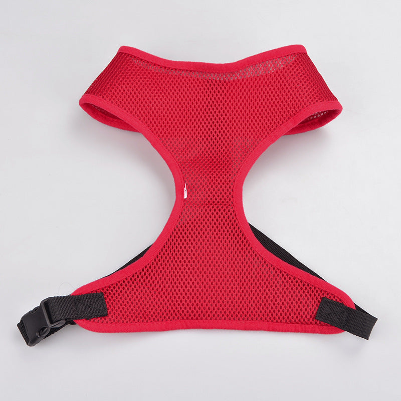 Pet mesh chest strap breathable mesh vest